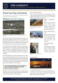 Front page of The Lookout newsletter, Autumn 2026