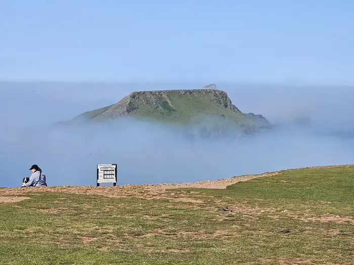 Sea mist rolling around the Worm